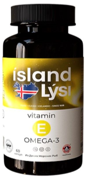 LYSI ОМЕГА-3 капс. витамин Е №60