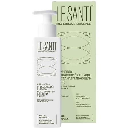 ЛЕ САНТИ (LE SANTI) КРЕМ-ГЕЛЬ ДЛЯ ЛИЦА И ТЕЛА 200 мл очищающ.