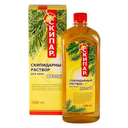 СКИПАР ЖЕЛТЫЙ НТВ-01 СРЕДСТВО ДЛЯ ВАНН СКИПИДАРН. 1 000 мл