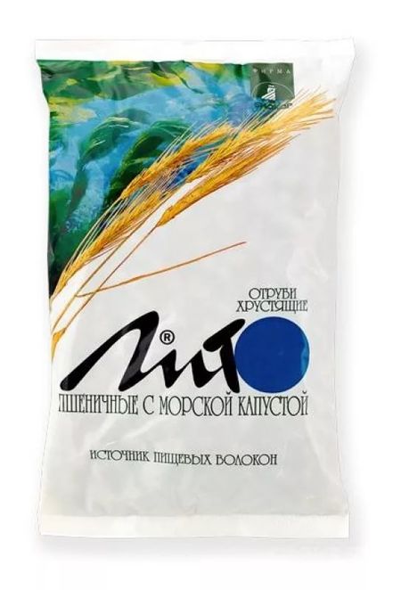 ЛИТО ОТРУБИ ПШЕНИЧНЫЕ с кальцием/морской капустой 200 гр