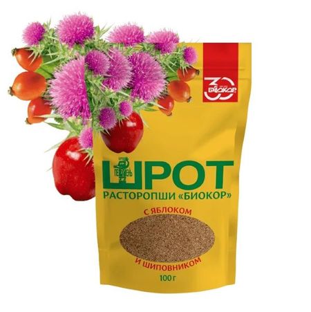 РАСТОРОПША ШРОТ пор. внутр. яблоко/шиповник 100 гр