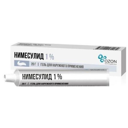 НИМЕСУЛИД ОЗОН гель 1% туба 20 гр