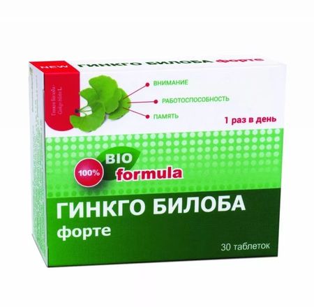 ГИНКГО БИЛОБА ФОРТЕ табл. №30