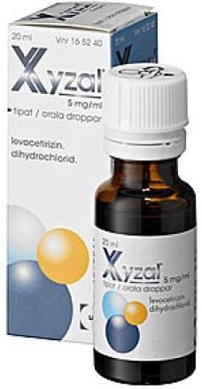 КСИЗАЛ капли внутр. 5 мг/мл 10 мл