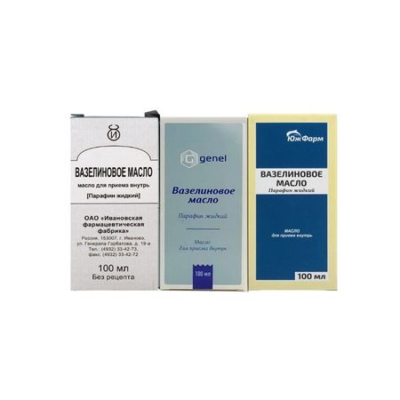 ВАЗЕЛИНОВОЕ МАСЛО масло внутр. фл. 100 мл
