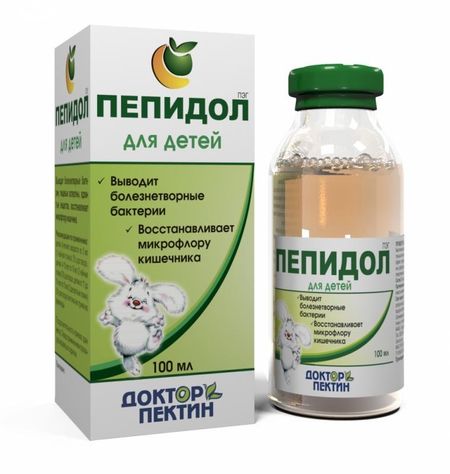 ПЕПИДОЛ ПЭГ р-р внутр. д/детей фл. 3% 100 мл
