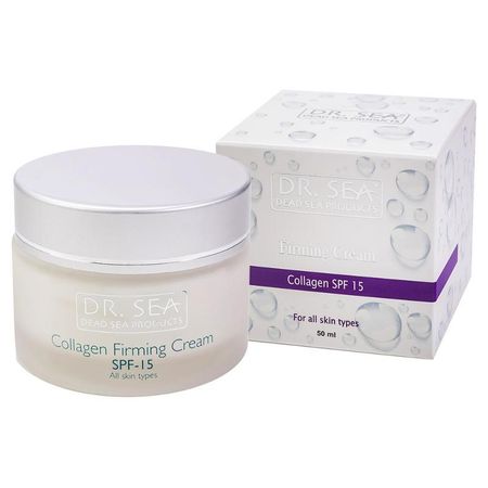 DR. SEA SPF 15 КРЕМ ДЛЯ ЛИЦА 50 мл коллагеновый укрепляющ.