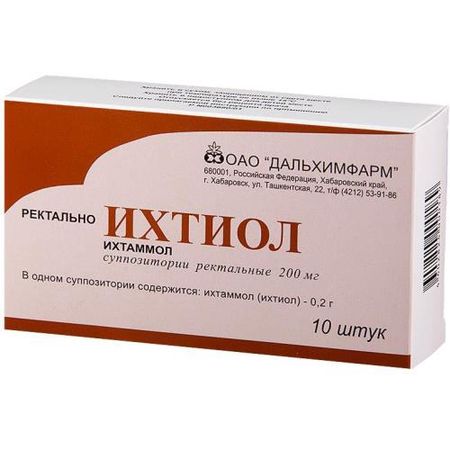 ИХТИОЛ супп. рект. №10