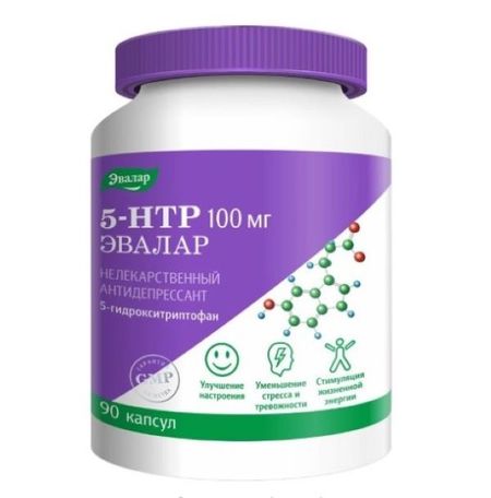 5-ГИДРОКСИТРИПТОФАН ЭВАЛАР капс. №90