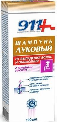 911 ЛУКОВЫЙ С РЕПЕЙНЫМ МАСЛОМ ШАМПУНЬ 150 мл