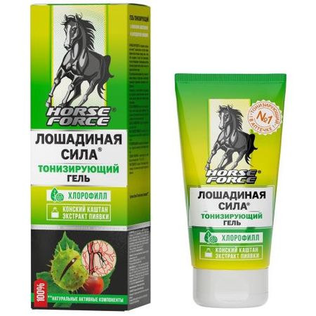 ЛОШАДИНАЯ СИЛА ГЕЛЬ ДЛЯ НОГ 125 мл с каштаном и пиявк.