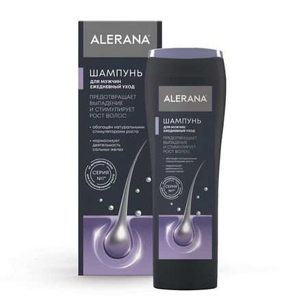 АЛЕРАНА ШАМПУНЬ ДЛЯ МУЖЧИН 250 мл ежедневный уход