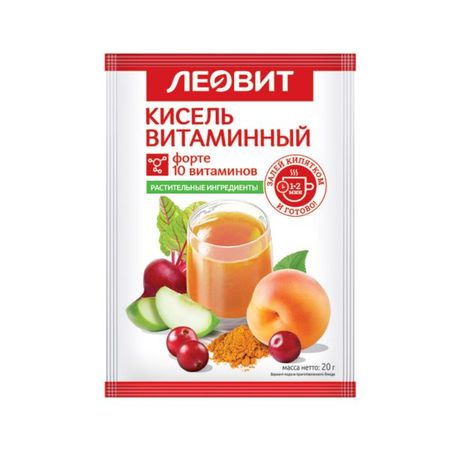 ЛЕОВИТ КИСЕЛЬ ВИТАМИННЫЙ ФОРТЕ 20 гр