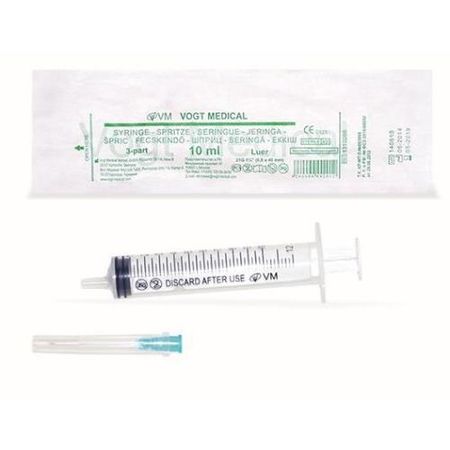 ШПРИЦ 3-Х КОМПОНЕНТНЫЙ VOGT MEDICAL 10 мл №1 (З.)