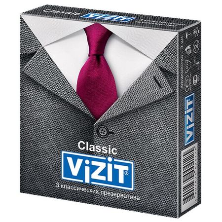 ПРЕЗЕРВАТИВЫ ВИЗИТ классические №3