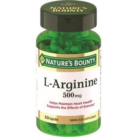 НЭЙЧЕС БАУНТИ (NATURE`S BOUNTY) L-АРГИНИН капс. 500 мг №50