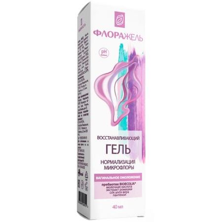 ФЛОРАЖЕЛЬ гель для инт. гигиены восстанавливающ. 40 мл