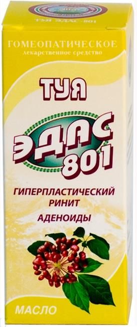 ЭДАС-801 (ТУЯ) масло внутр. 15 мл