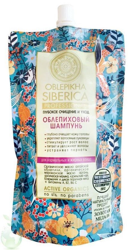 НАТУРА СИБЕРИКА ОБЛЕПИХА ШАМПУНЬ 500 мл д/норм. и жирн.