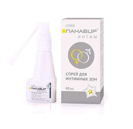 ПАНАВИР ИНТИМ гель интимн. восстанавливающ. спрей 40 мл