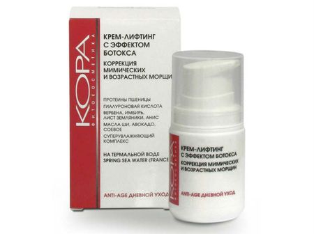 КОРА КРЕМ-ЛИФТИНГ ДЛЯ ЛИЦА 50 мл дневной для корр. мимич. и возр. морщин