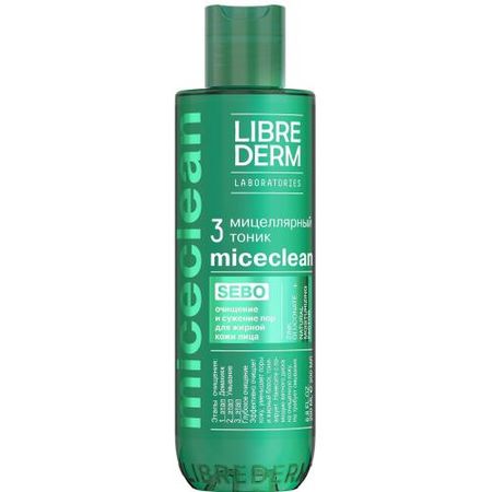 ЛИБРИДЕРМ MICECLEAN SEBO ТОНИК ДЛЯ ЛИЦА 200 мл для жирной и комбин. кожи