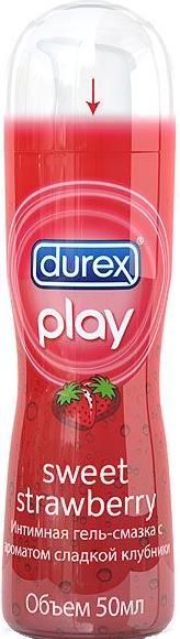 ГЕЛЬ-СМАЗКА ДЮРЕКС PLAY SWEET STRAWBERRY с ароматом клубники 50 мл