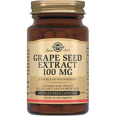 СОЛГАР ЭКСТРАКТ ВИНОГРАДНЫХ КОСТОЧЕК капс. №30