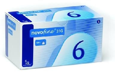 ИГЛА ДЛЯ ШПРИЦ-РУЧКИ НОВОФАЙН G31 (0.25 х 6 мм) №100