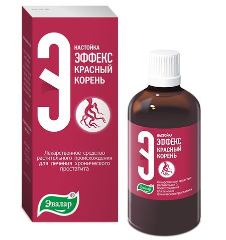 ЭФФЕКС КРАСНЫЙ КОРЕНЬ ЭВАЛАР настойка фл. 100 мл