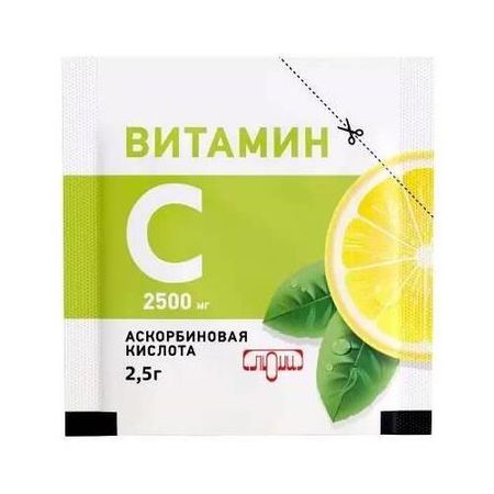 ВИТАМИН С АСКОРБИНОВАЯ КИСЛОТА пор. внутр. пак. 2,5 гр №1