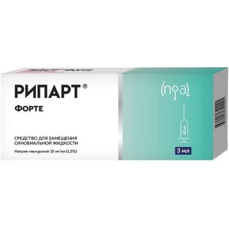 РИПАРТ ФОРТЕ р-р д/внутрисуставного введ. шприц 3 мл №1