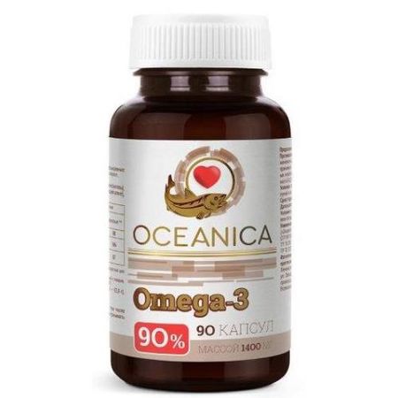 ОМЕГА-3 90% ОКЕАНИКА капс. 1400 мг №90