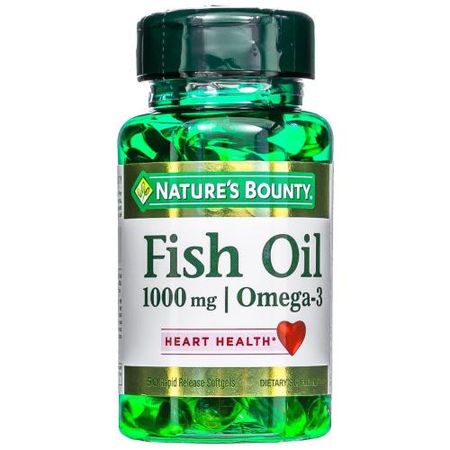 НЭЙЧЕС БАУНТИ (NATURE`S BOUNTY) РЫБИЙ ЖИР ОМЕГА-3 капс. 1000 мг №50