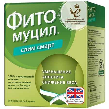 ФИТОМУЦИЛ СЛИМ СМАРТ пор. внутр. саше 5 гр №30