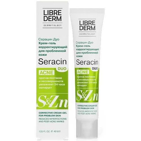 ЛИБРИДЕРМ СЕРАЦИН ДУО КРЕМ-ГЕЛЬ ДЛЯ ЛИЦА 40 мл для проблемной кожи