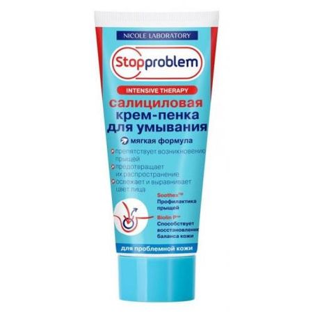 МИШЕЛЬ STOPPROBLEM КРЕМ-ПЕНКА ДЛЯ УМЫВАНИЯ 100 мл салициловый мишель лауричелла морфо анатомия для художников