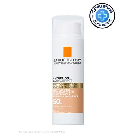 ЛЯ РОШ ПОЗЕ (LA ROCHE-POSAY) АНТГЕЛИОС SPF50 КРЕМ ДЛЯ ЛИЦА СС 50 мл антивозрастн.
