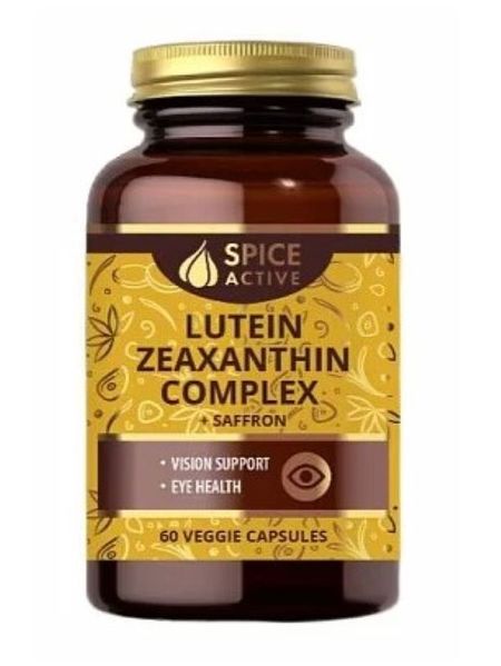 СПАЙС АКТИВ ЛЮТЕИН ЗЕАКСАНТИН КОМПЛЕКС С ШАФРАНОМ капс. №60