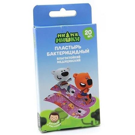 ЛЕЙКОПЛАСТЫРЬ ДЕТСКИЙ Ми-ми-мишки 1,9см х 7,2см №20