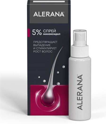 АЛЕРАНА спрей наруж. 5% фл. 60 мл