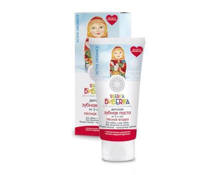НАТУРА СИБЕРИКА БИБЕРИКА ЗУБНАЯ ПАСТА 50 мл лесная ягодка