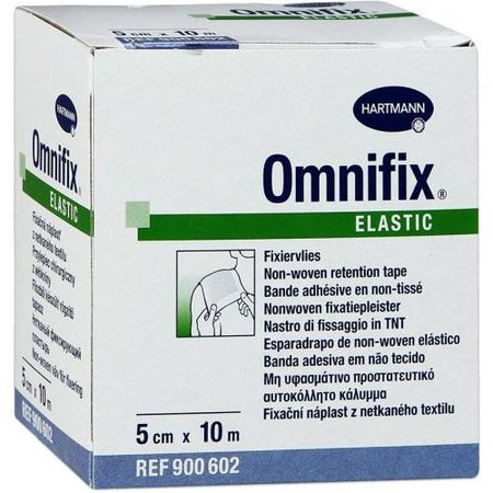 ЛЕЙКОПЛАСТЫРЬ ФИКСИРУЮЩИЙ ХАРТМАНН OMNIFIX ELASTIC гипоаллергенный 5см х 10м