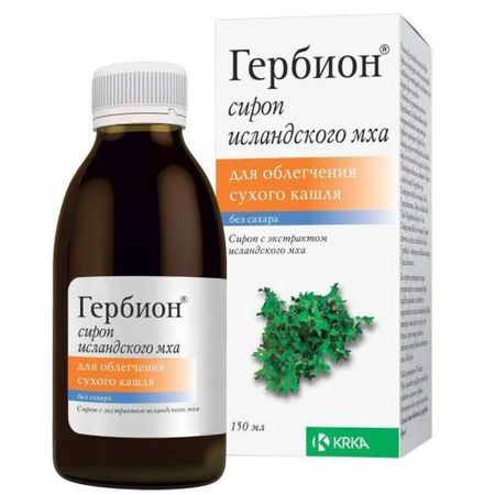 ГЕРБИОН ИСЛАНДСКИЙ МОХ сироп фл. 150 мл