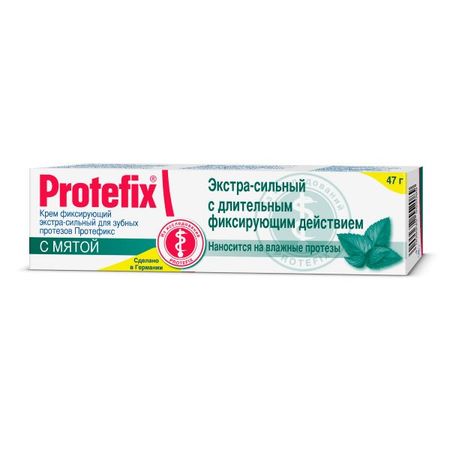 ПРОТЕФИКС ЭКСТРА-СИЛЬНЫЙ КРЕМ ДЛЯ ФИКСАЦИИ ЗУБНЫХ ПРОТЕЗОВ 40 мл мята