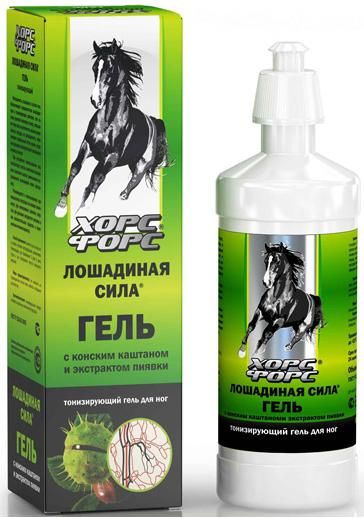 ЛОШАДИНАЯ СИЛА ГЕЛЬ ДЛЯ НОГ 500 мл с каштаном и пиявк.