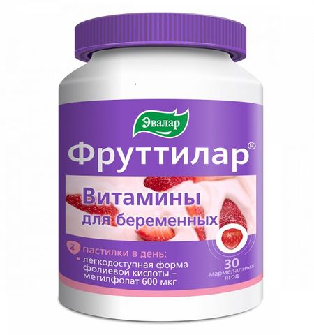 ФРУТТИЛАР ВИТАМИНЫ ДЛЯ БЕРЕМЕННЫХ пастилки 4 гр №30