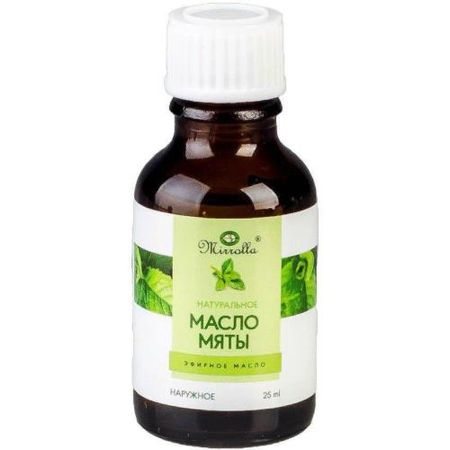 МАСЛО ЭФИРНОЕ МЯТА МИРРОЛЛА 25 мл