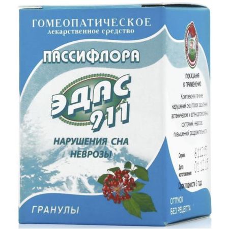 ЭДАС-911 (ПАССИФЛОРА) гранулы гомеопатич. 20 гр
