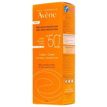 АВЕН (AVENE) КРЕМ СОЛНЦЕЗАЩИТНЫЙ 50 мл SPF50+ антивозрастной